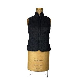 Eddie Bauer Puffer Vest Goose Down Black